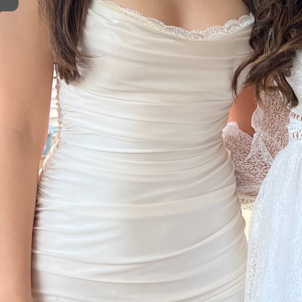 Windsor Mini White Formal Dress